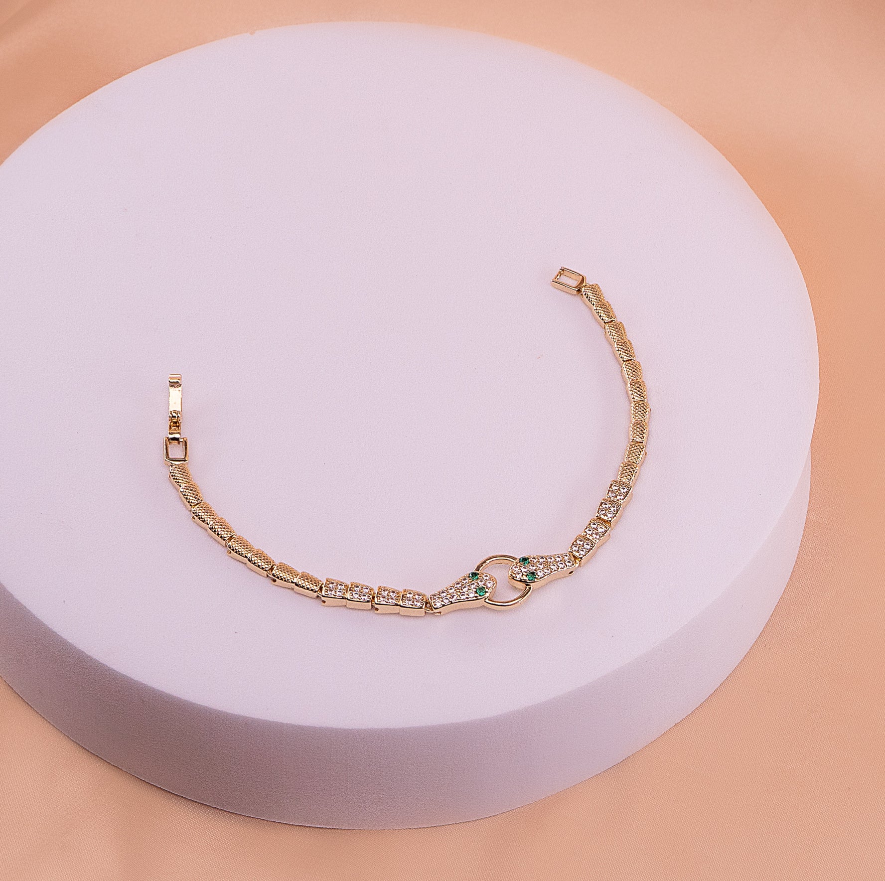 Pulsera Serpientes Dorada Ref:I1308