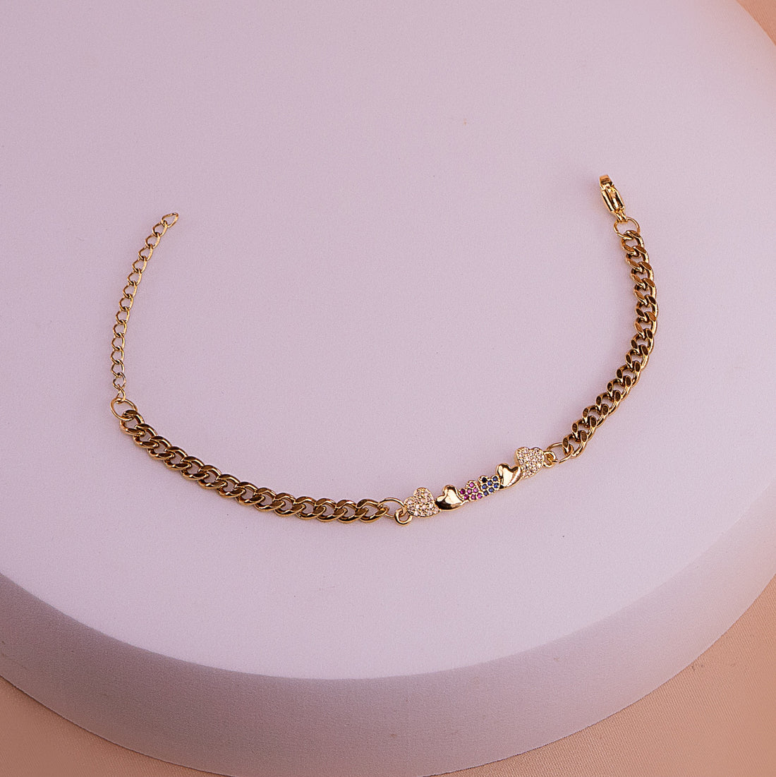 Pulsera Amour Dorada Ref:I1288