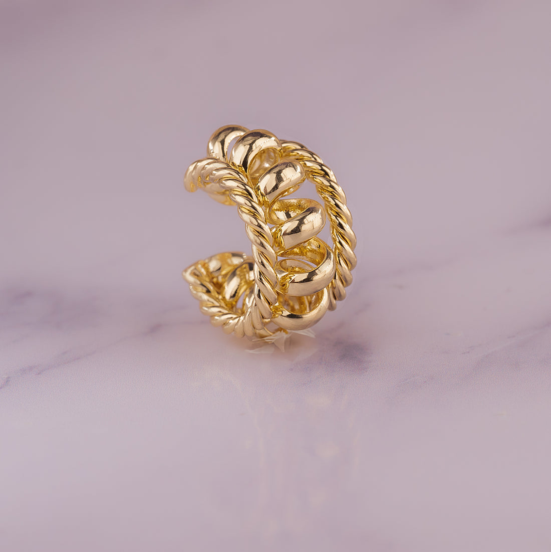 Ear Cuff París Dorado Ref: E844