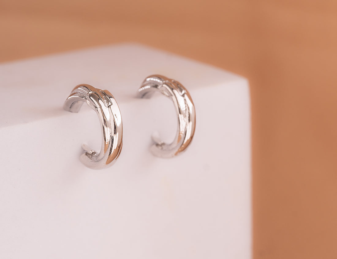 Candongas Cleo Plateadas Ref: B2901