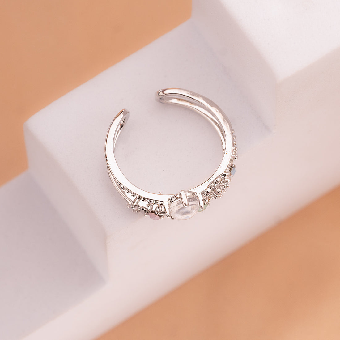 Anillo Lizzy Plateado Ref: A2900