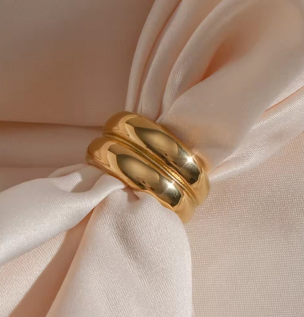 Anillo Gretta Dorado Ref: A843