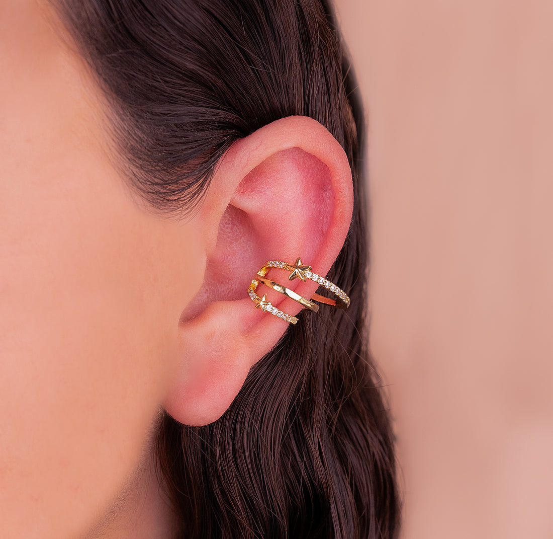 Ear Cuff Alhena Dorado Ref: E229