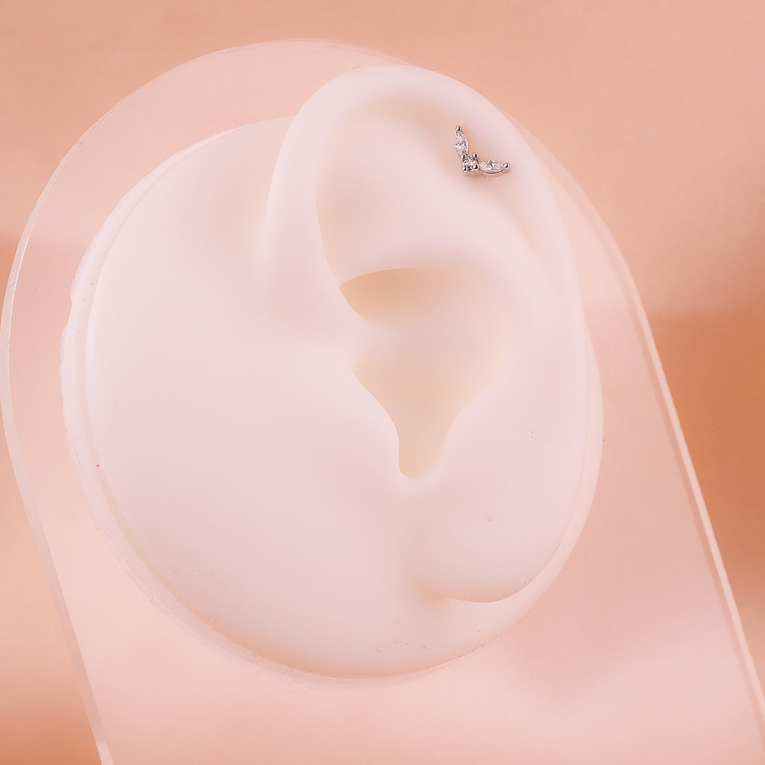 Piercing Cola De Pez Plateado Ref: H1008