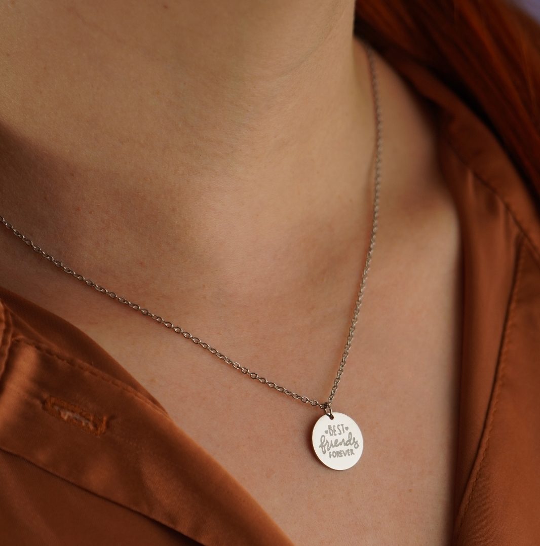 Cadena Best Friends Plateada Ref: C782