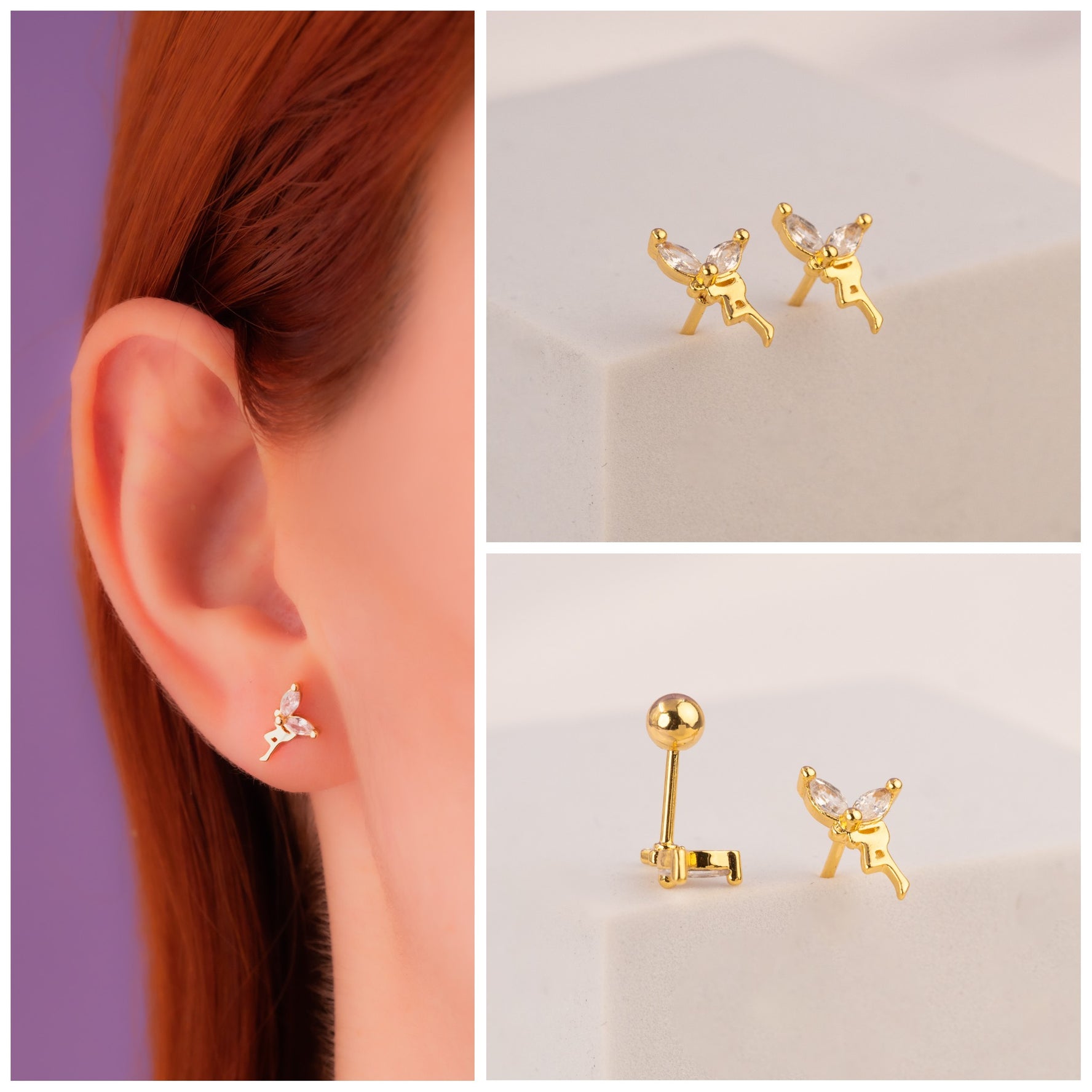 Topitos Seguridad Hadas Dorados Ref: L235