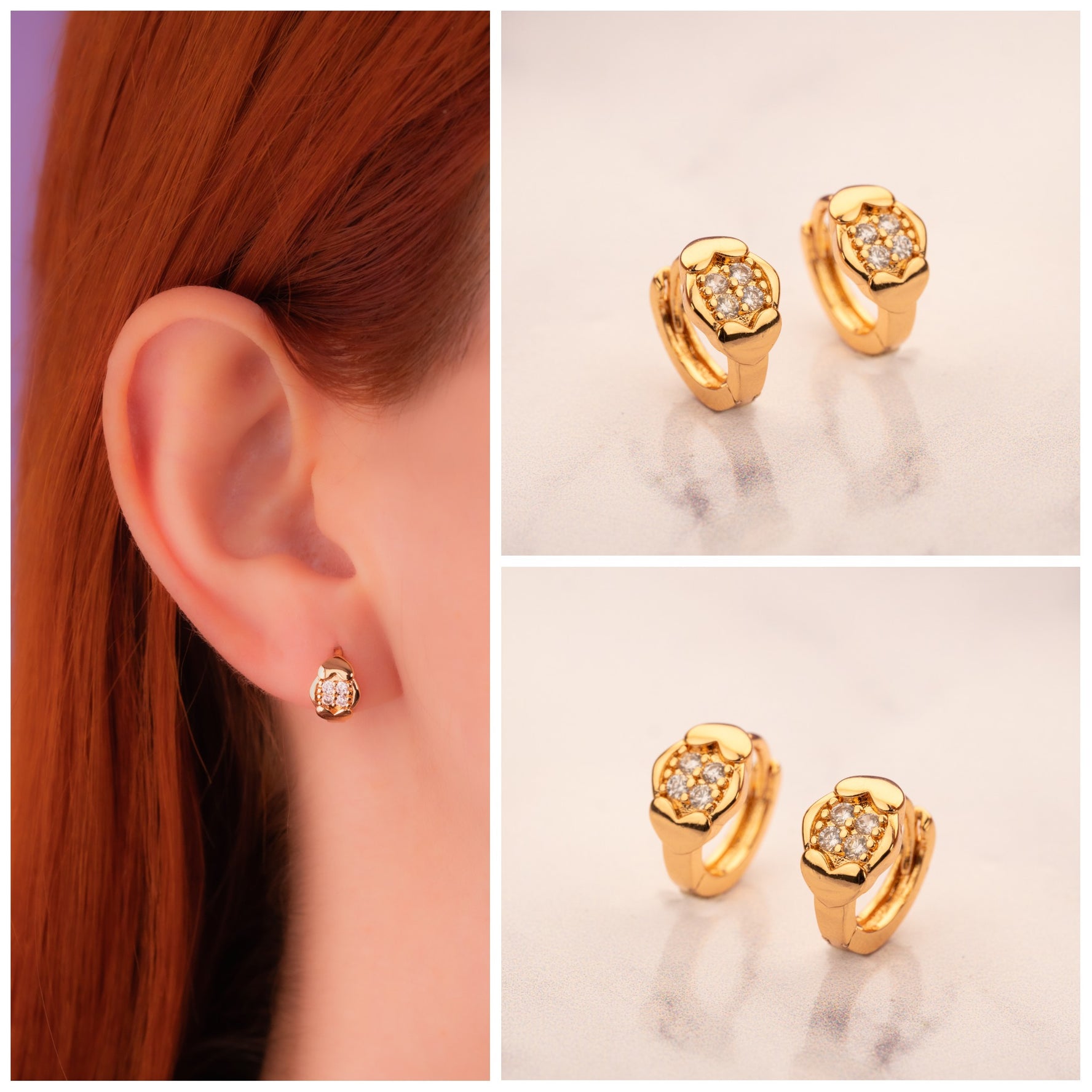 Candongas Florencia Doradas Ref: B520