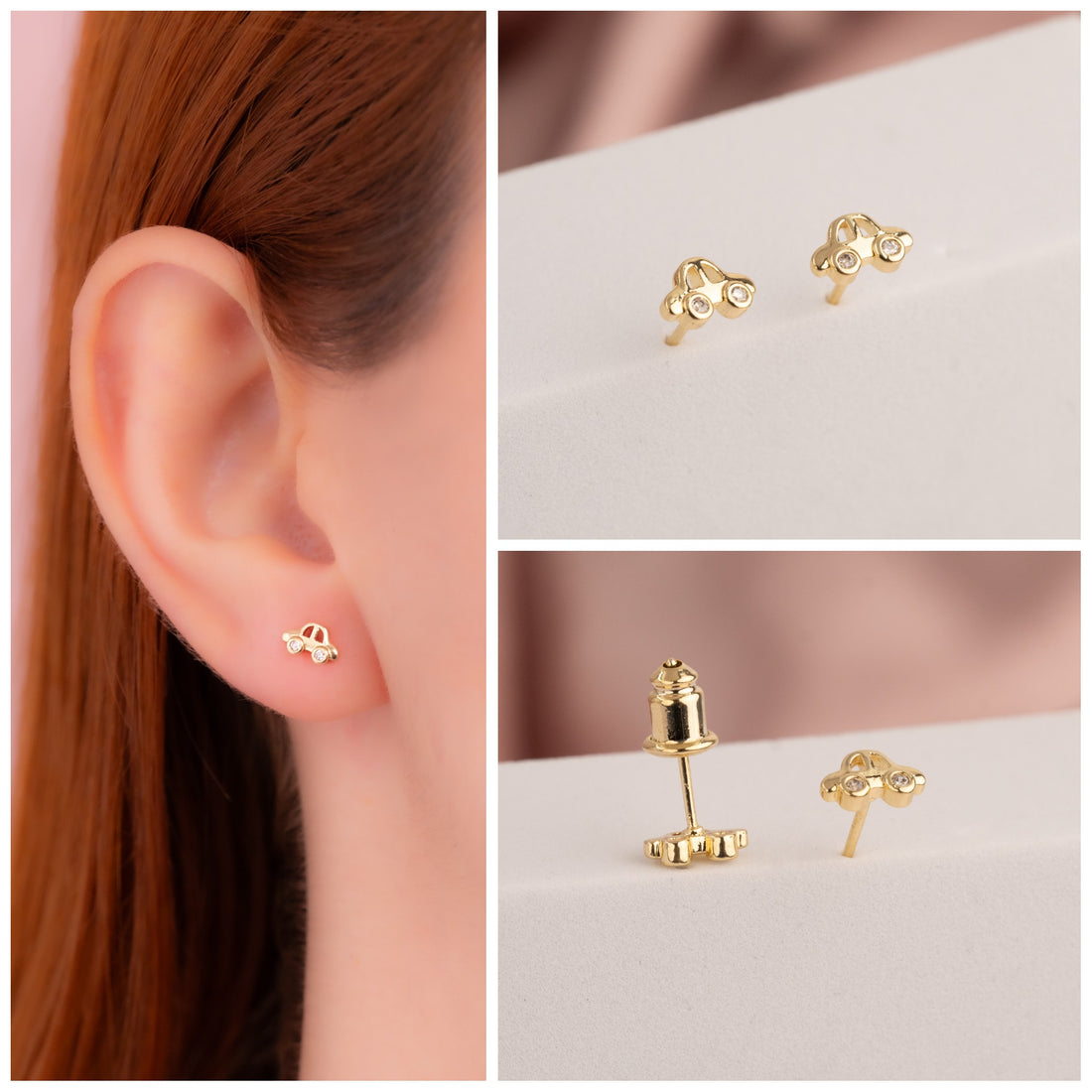 Topitos Mini Carros Dorados Ref: L696