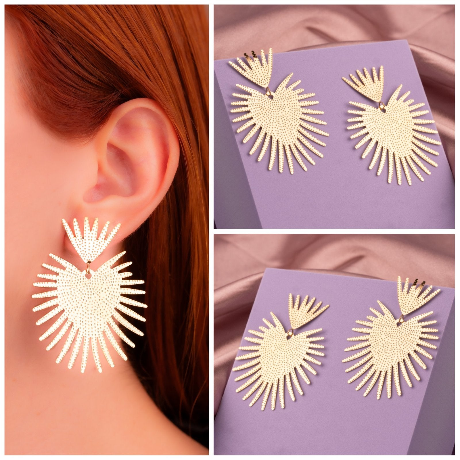 Aretes Corazón Luminoso Ref: B2761