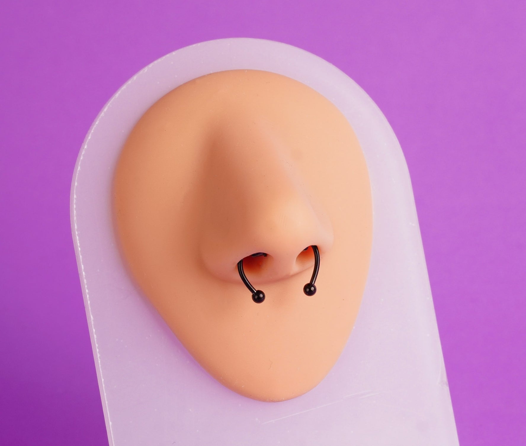 Septum  Magnético Falso Negro Ref: H328