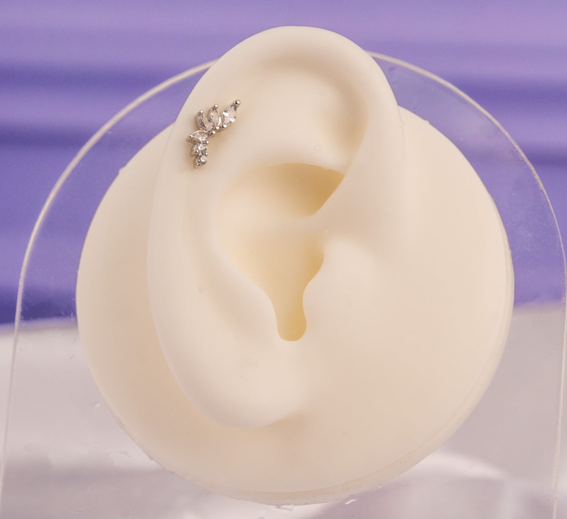 Piercing Minerva Plateado Ref: H687