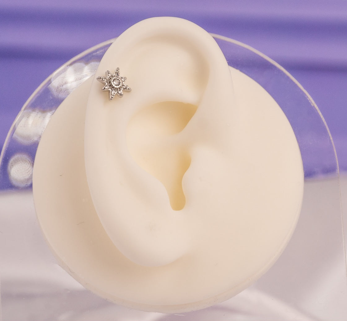 Piercing Sol Plateado Ref: H767