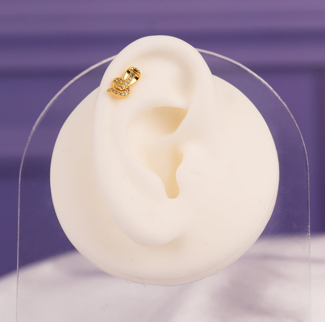 Piercing Cobra Dorada Ref: H787